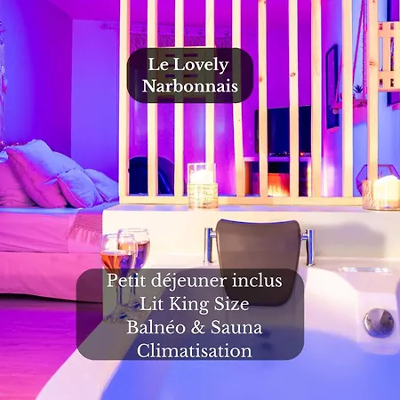 Apartment Le Lovely Narbonnais - Balneo & Sauna Narbonne