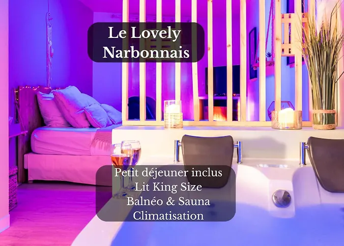 Le Lovely Narbonnais - Balneo & Sauna Apartment *